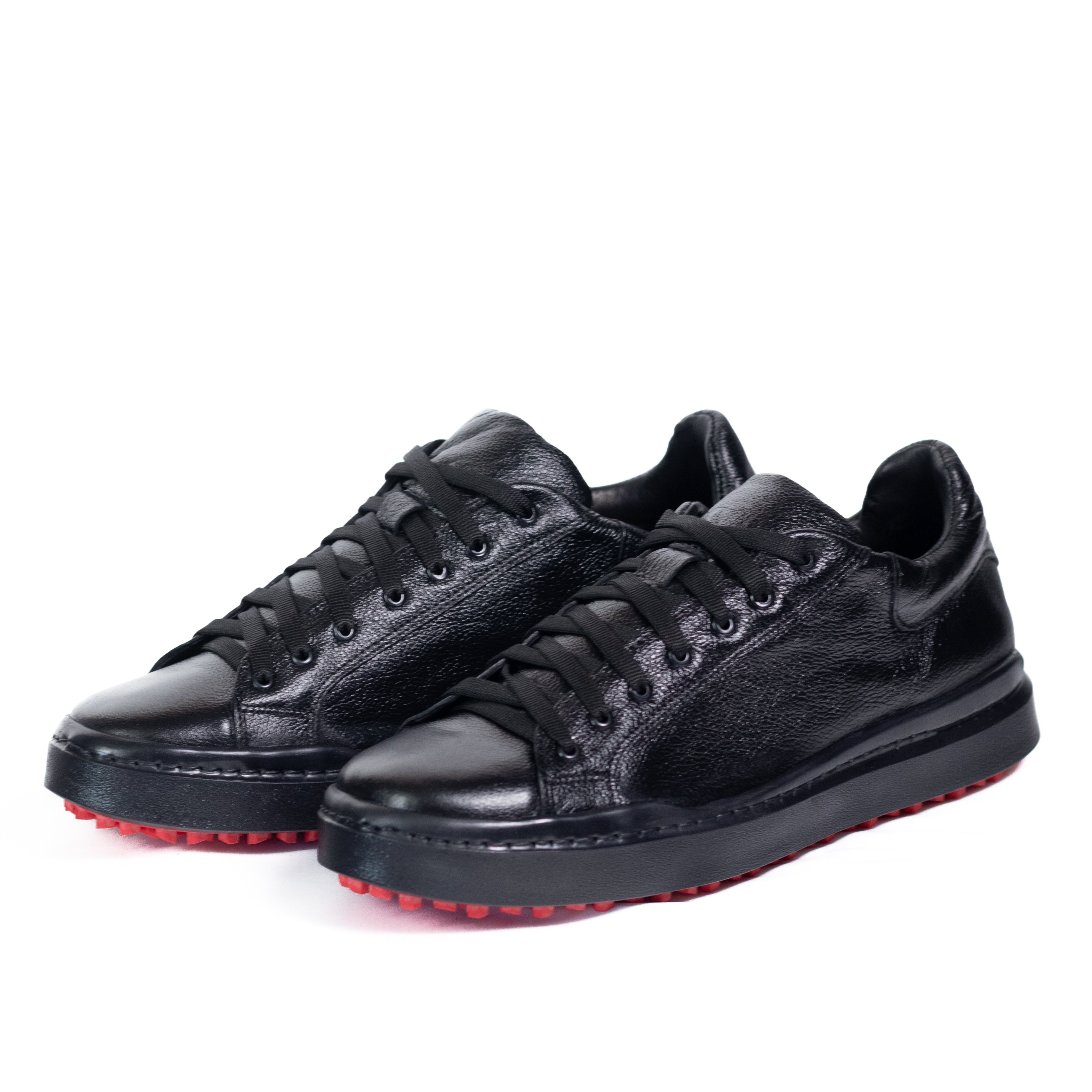 Tenis Piel. Negro.