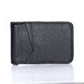 Cartera Clip. Piel Negra.