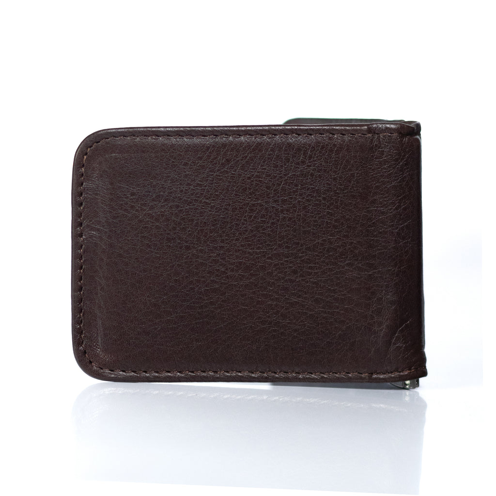 Cartera Clip. Chocolate.