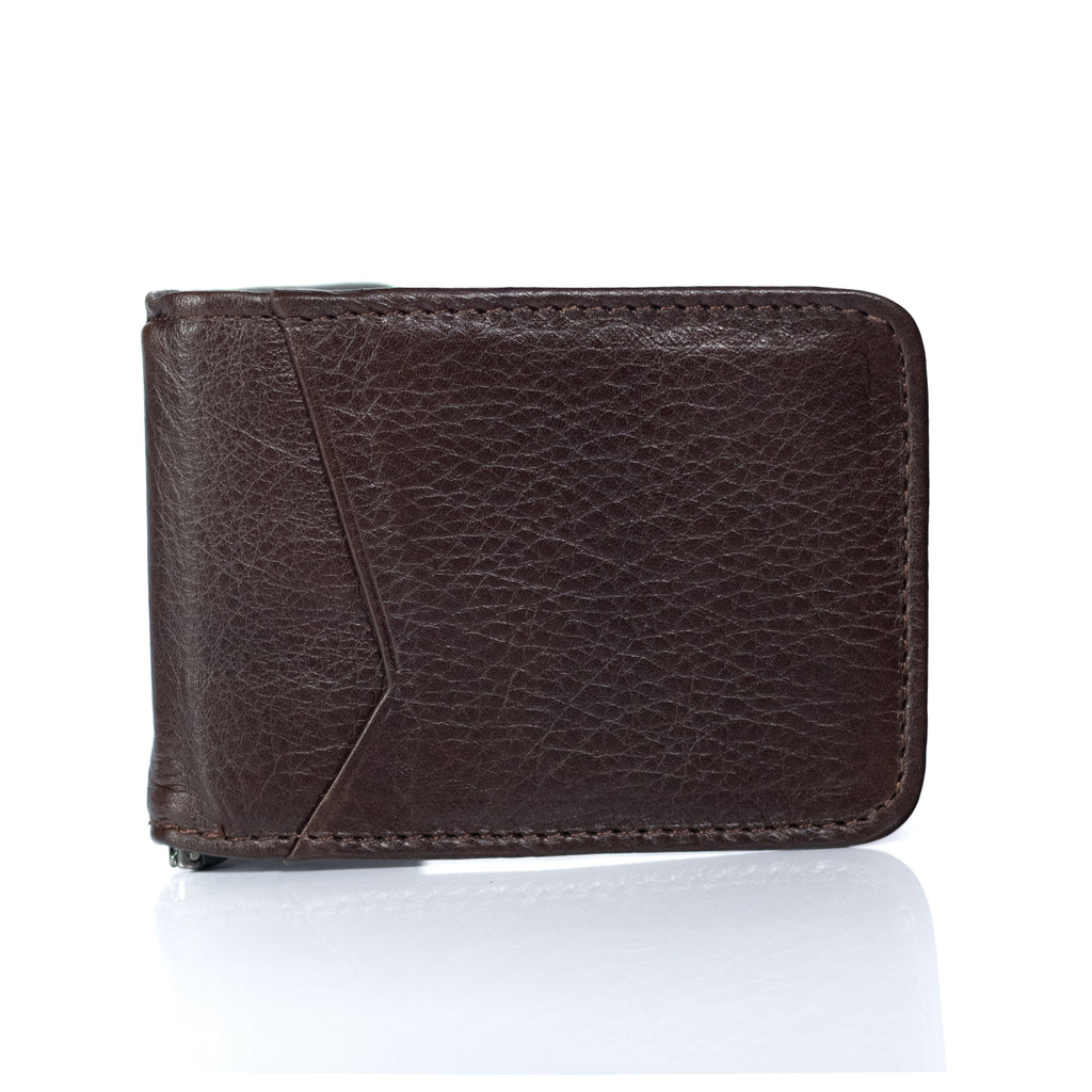 Cartera Clip. Chocolate.