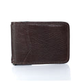 Cartera Clip. Chocolate.