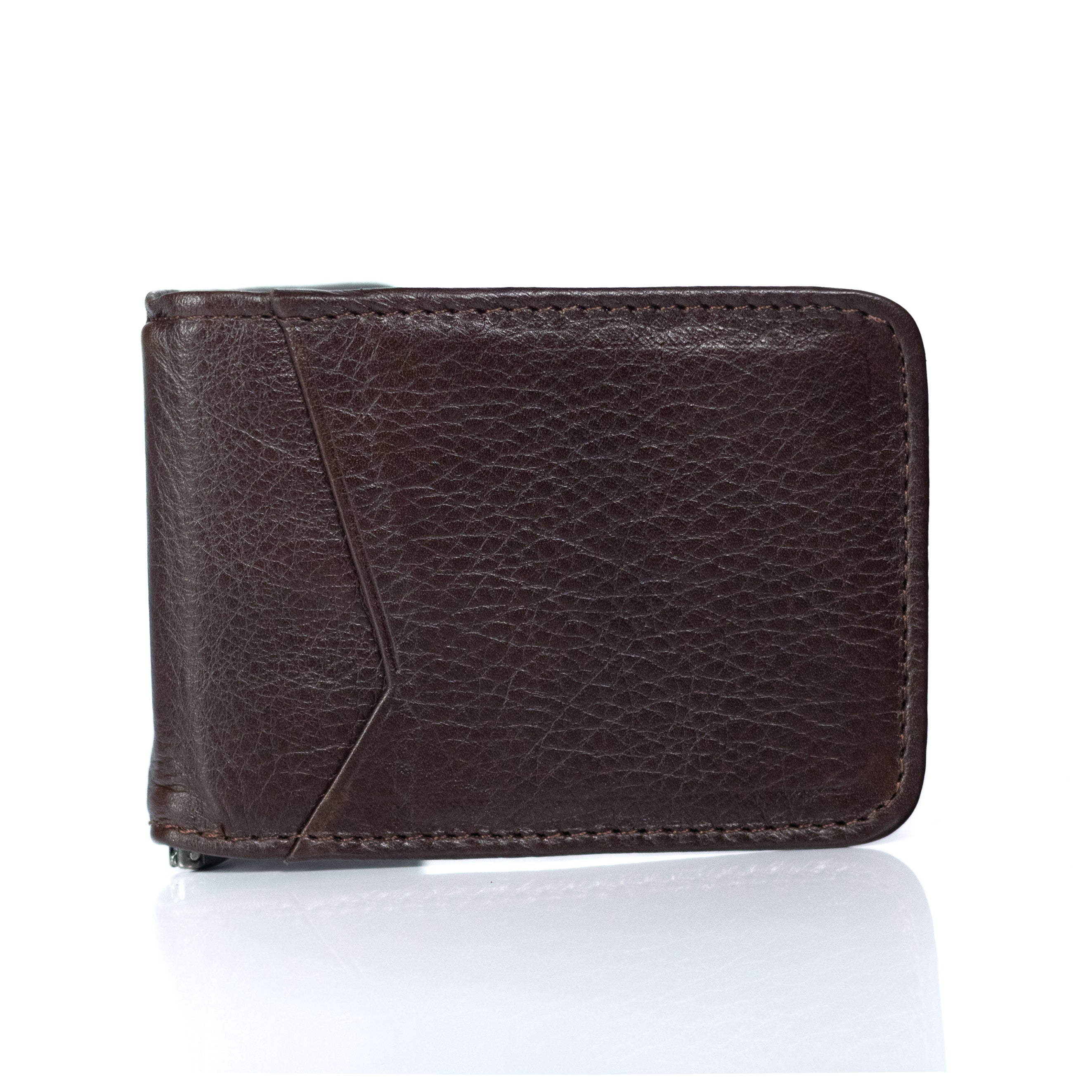 Cartera Clip. Chocolate.
